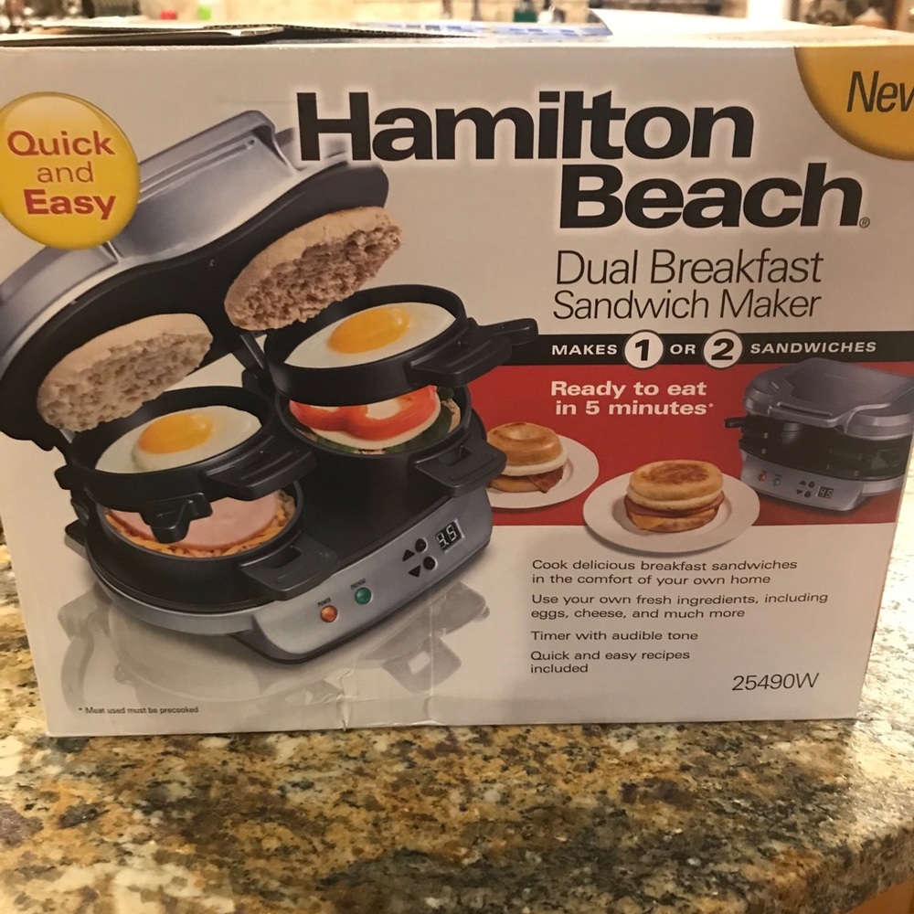 Breakfast Sandwich Maker-Dual